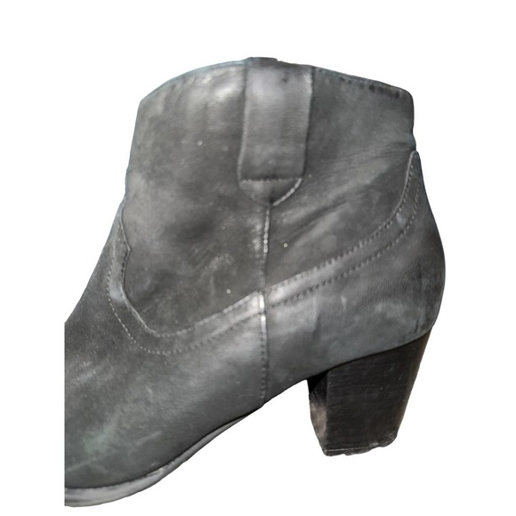 Vionic Windom Nubuck Leather Stacked Heel Western Ankle Boot Size 9.5 - Picture 4 of 10